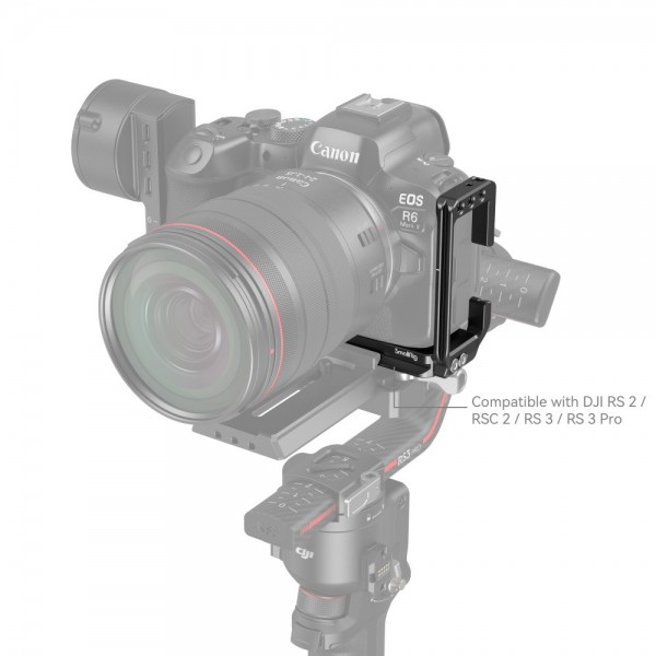 SmallRig L-Shape Mount Plate for Canon EOS R6 Mark II / R5 / R5 C / R6 4160